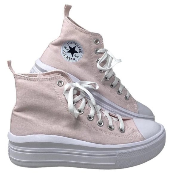Converse Shoes - Converse Chuck Taylor Move Platform Shoes Kid Women Canvas Pink Sneakers A03629C